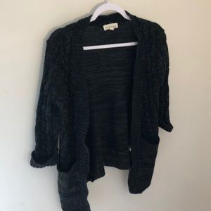 Slouchy soft open cardigan